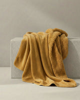 HOOMstyle Plaid Lotus - Fleece Deken - Teddy