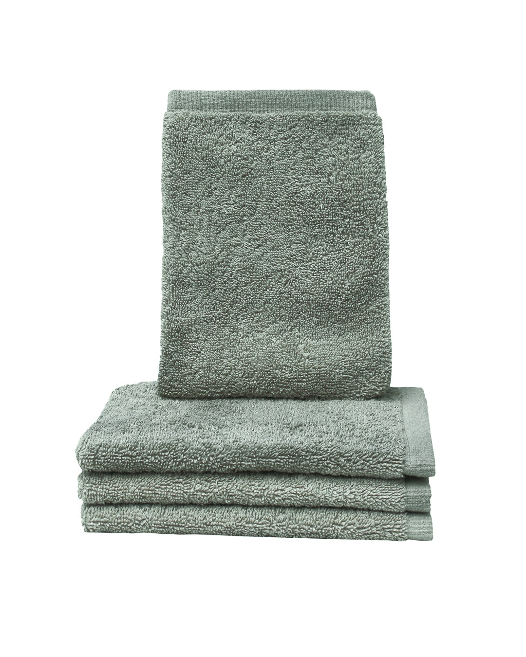 HOOMstyle Washandjes Elegance - 4 stuks - 100% Soft Cotton 650gr