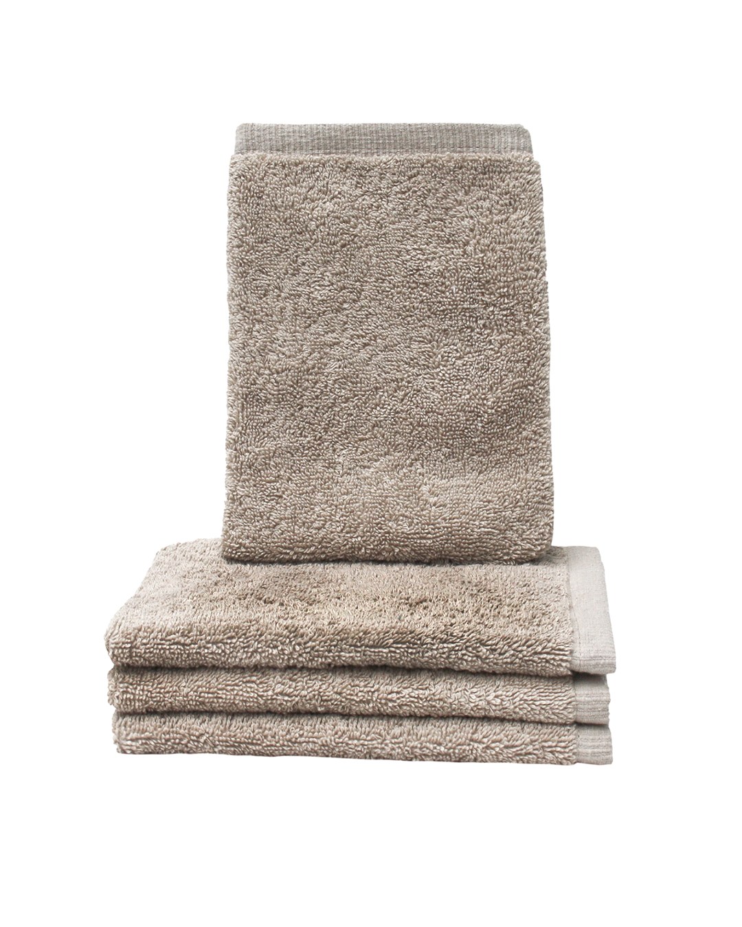 HOOMstyle Washandjes Elegance - 4 stuks - 100% Soft Cotton 650gr