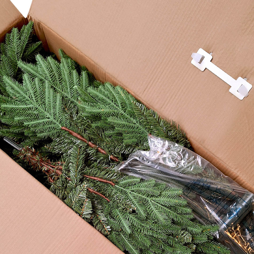Christmas Tree Excellent Slim - artificial Christmas tree narrow - mix pvc/pe