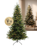 HOOMstyle Kerstboom Excellent Slim - smalle kunstkerstboom met verlichting (LED)