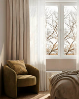 HOOMstyle Kant en Klaar gordijn Luna - 100% Verduisterend - Met Ringen