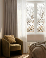 HOOMstyle Kant en Klaar gordijn Luna - 100% Verduisterend - Met Ringen