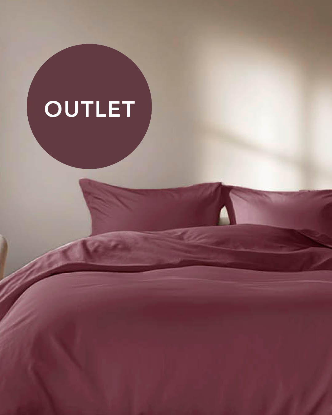 HOOMstyle OUTLET – Dekbedovertrek micro-percale - zonder kussensloop