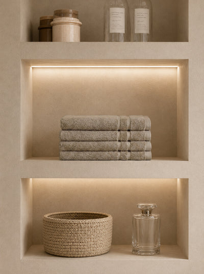 Handtücher Boutique 4x Taupe