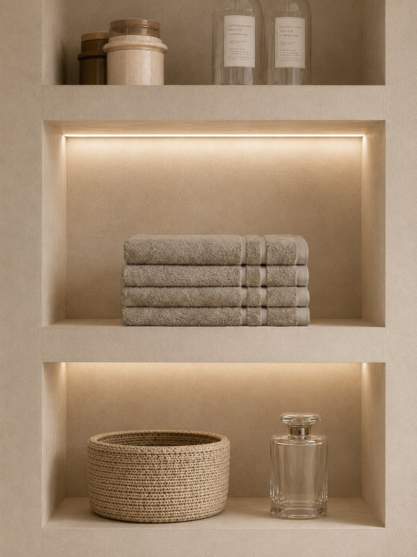 Handtücher Boutique 4x Taupe