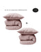 HOOMstyle Value SET - Duvet Cover 100% Washed Cotton - Set of 2 Pieces