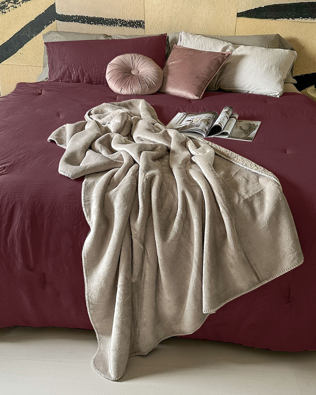 HOOMstyle Wasbaar dekbed zonder overtrek - incl kussenslopen