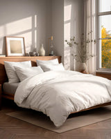 HOOMstyle OUTLET - Wasbaar dekbed zonder overtrek - incl kussenslopen - Cotton White - Lits-jumeaux - 240x220cm - 1+1