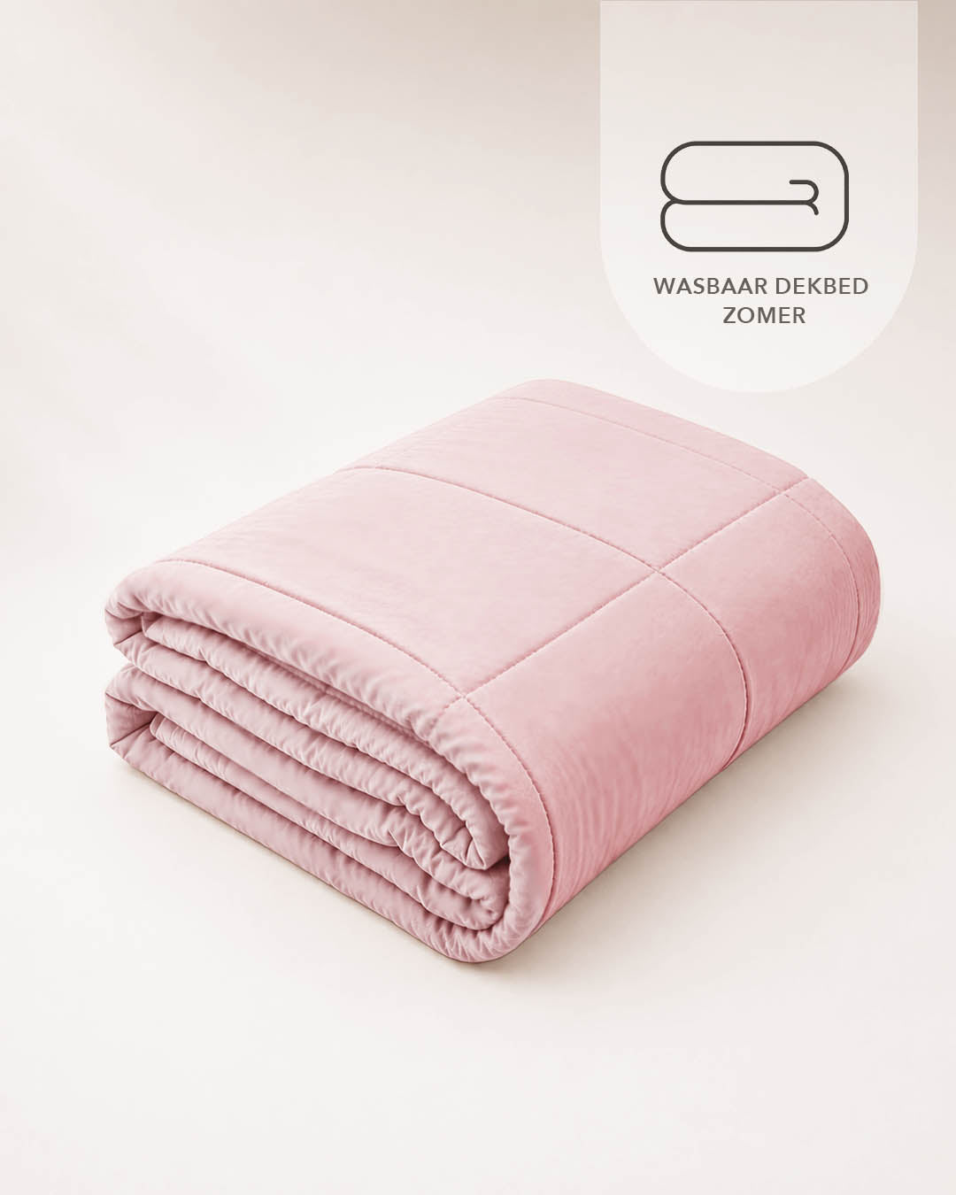 HOOMstyle wasbaar dekbed zonder overtrek - Zomer 100 g/m²