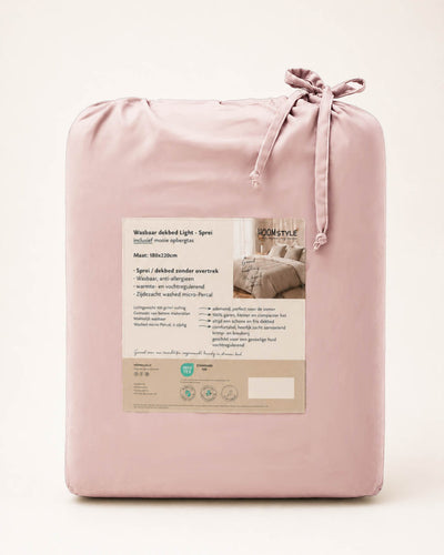 Waschbare Bettdecke Potpourri Rosa