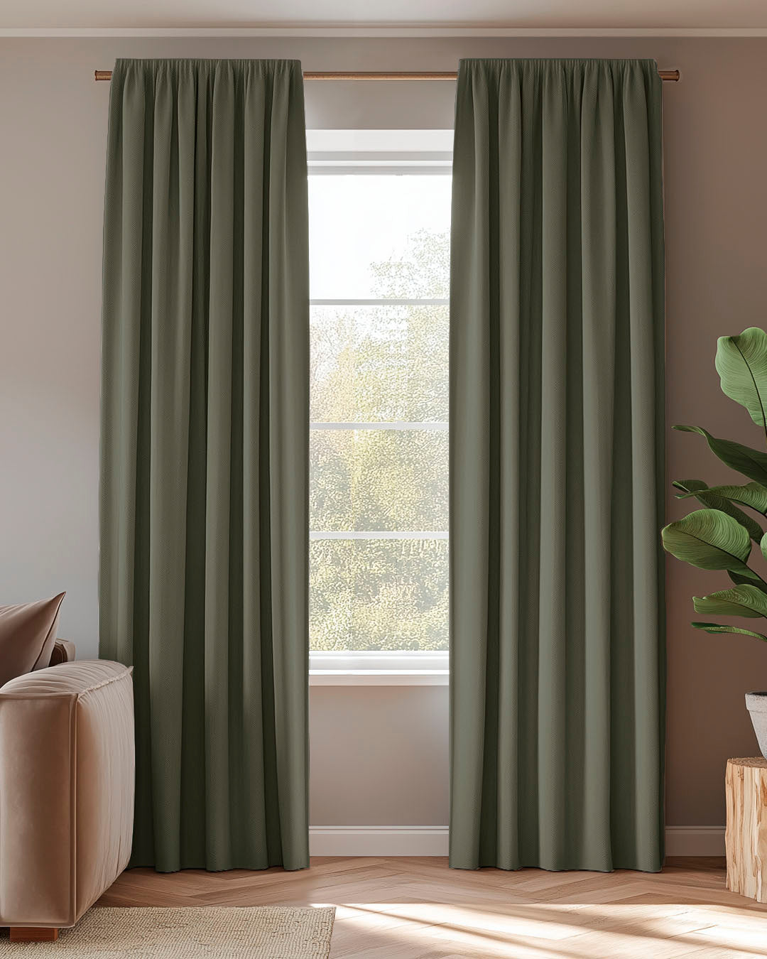 HOOMstyle Ready Made Curtain - Dimout - Pleat