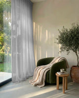 HOOMstyle Ready-Made Curtain - Sheer - Transparent - Pleated header tape