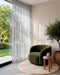 HOOMstyle Kant en Klaar Gordijn Aura - Vitrage - Transparant - 140x270cm