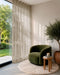 HOOMstyle Kant en Klaar Gordijn Aura - Vitrage - Transparant - 140x270cm
