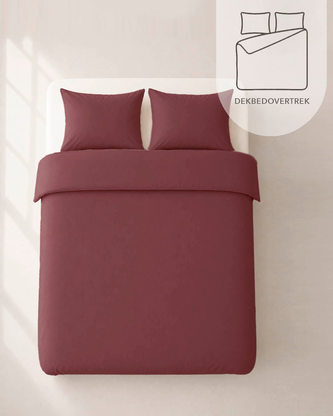 HOOMstyle Dekbedovertrek luxe micro-percale - incl. kussenslopen