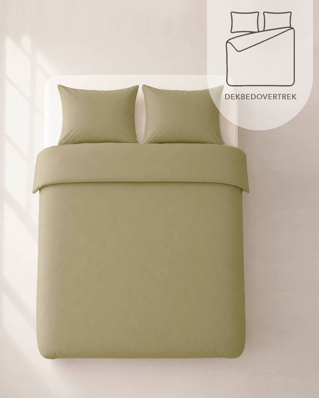 HOOMstyle Dekbedovertrek luxe micro-percale - incl. kussenslopen