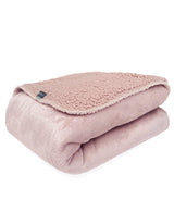 HOOMstyle Plaid Lotus - Fleece Deken - Teddy