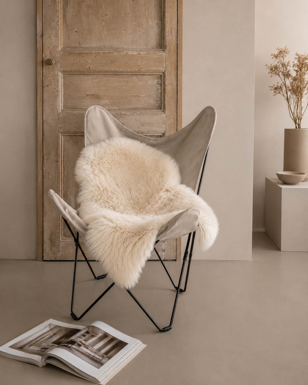 HOOMstyle Schapenvacht Oslo - Imitatie Dierenvel - Vloerkleed