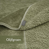 HOOMstyle Plaid Lotus - Fleece Deken - Teddy