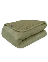 HOOMstyle Plaid Lotus - Fleece Deken - Teddy