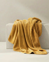 HOOMstyle Plaid Lotus - Fleece Deken - Teddy