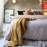 HOOMstyle Plaid Lotus - Fleece Deken - Teddy