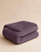 HOOMstyle Plaid Lotus - Fleece Blanket - Teddy