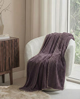 HOOMstyle Plaid Lotus - Fleece Deken - Teddy