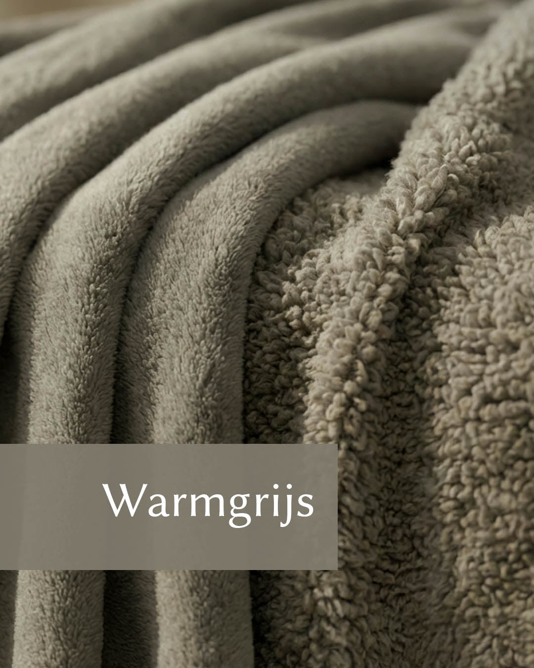 HOOMstyle Plaid Lotus - Fleece Deken - Teddy