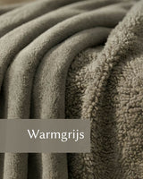 HOOMstyle Plaid Lotus - Fleece Deken - Teddy