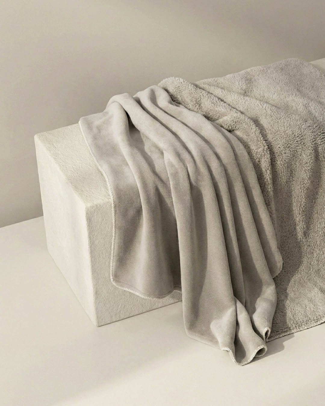 HOOMstyle Plaid Lotus - Fleece Deken - Teddy