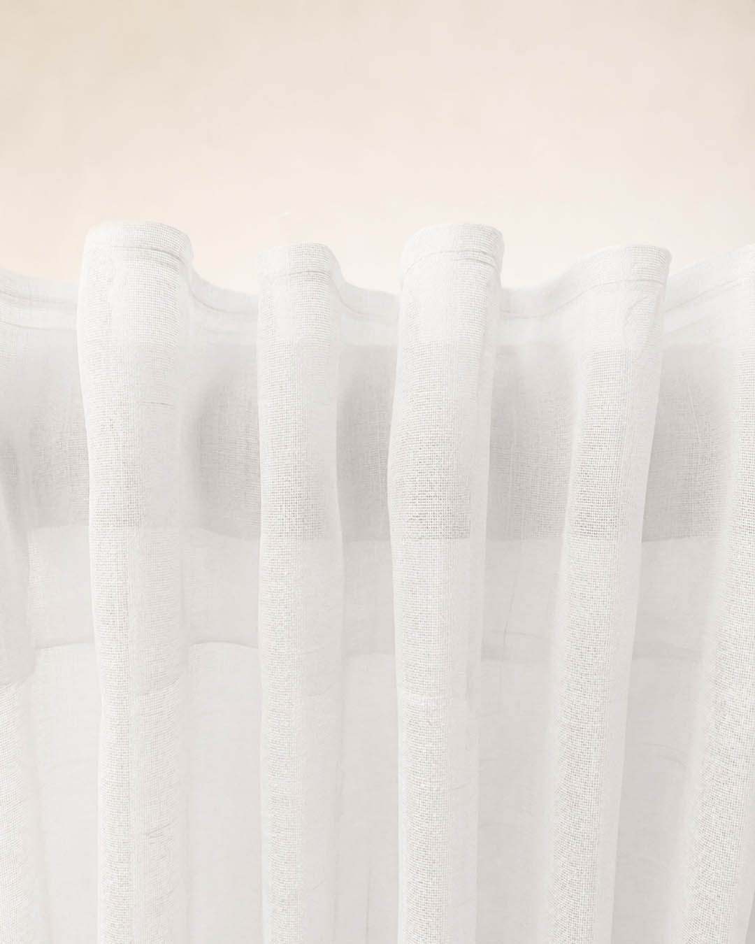 HOOMstyle Ready-Made Curtain - Sheer - Transparent - Pleated header tape