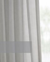HOOMstyle Rideau Prêt à Poser - Voilage - Transparent - Avec œillets
