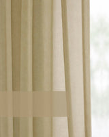 HOOMstyle Ready-Made Curtain - Sheer - Transparent - Pleated header tape
