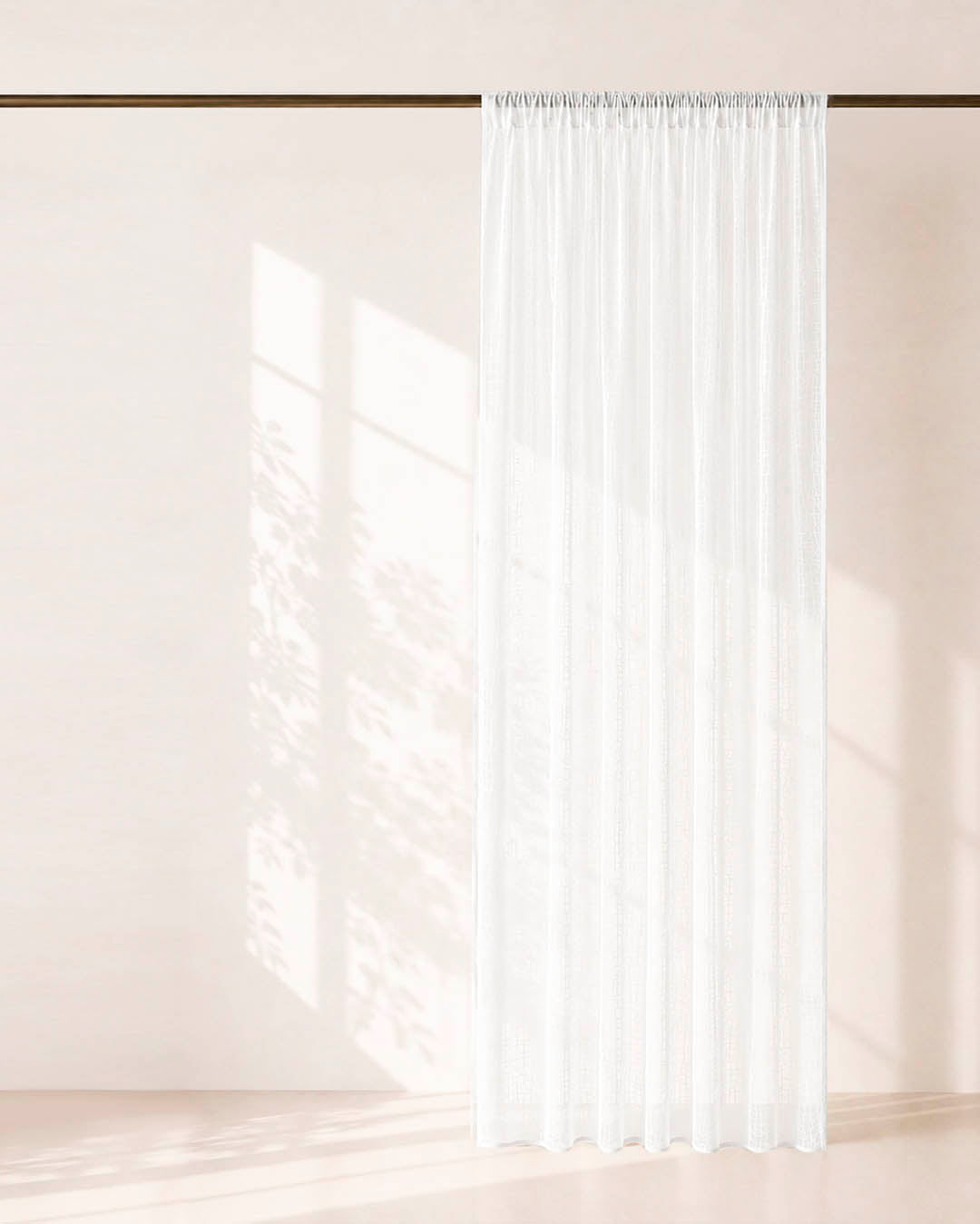 HOOMstyle Ready-Made Curtain - Sheer - Transparent - Pleated header tape