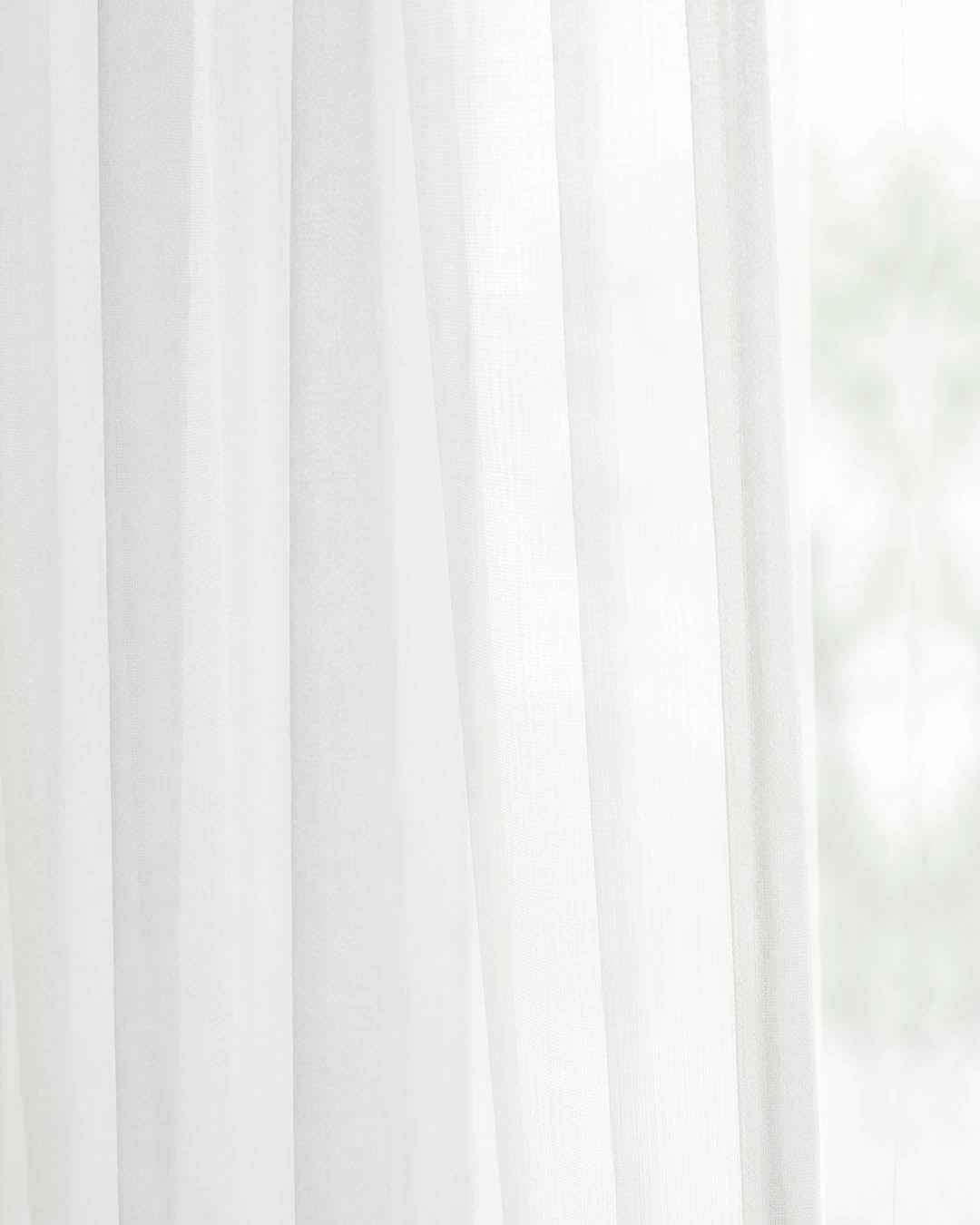 HOOMstyle Ready-Made Curtain - Sheer - Transparent - Pleated header tape