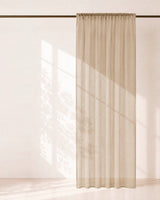 HOOMstyle Ready-Made Curtain - Sheer - Transparent - Pleated header tape