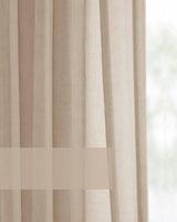 HOOMstyle Ready-Made Curtain - Sheer - Transparent - Pleated header tape