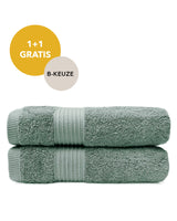 HOOMstyle Ensemble de Serviettes Elegance - 100% Coton Doux 650gr