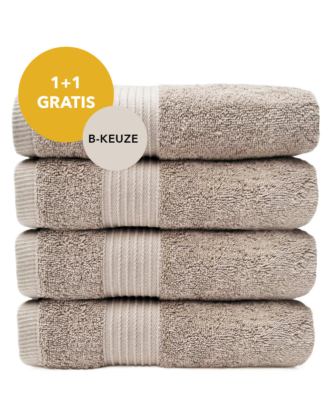 HOOMstyle Ensemble de Serviettes Elegance - 100% Coton Doux 650gr