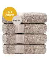 HOOMstyle Ensemble de Serviettes Elegance - 100% Coton Doux 650gr