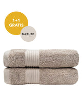 HOOMstyle Ensemble de Serviettes Elegance - 100% Coton Doux 650gr