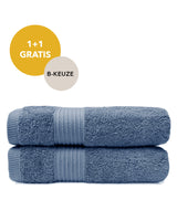 HOOMstyle Ensemble de Serviettes Elegance - 100% Coton Doux 650gr