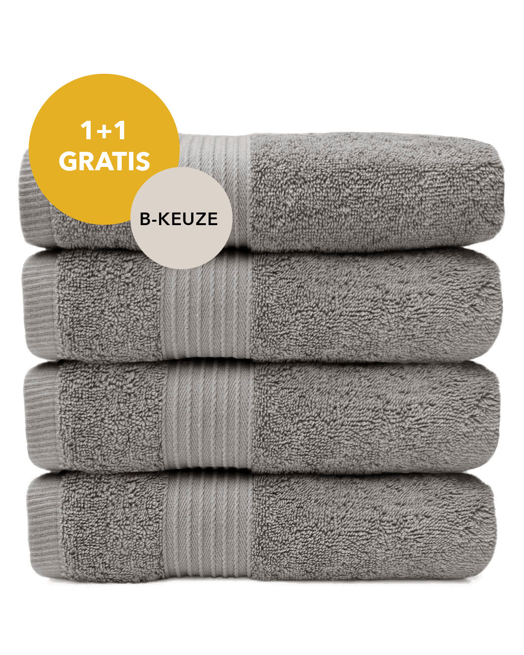 HOOMstyle Ensemble de Serviettes Elegance - 100% Coton Doux 650gr