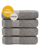 HOOMstyle Ensemble de Serviettes Elegance - 100% Coton Doux 650gr