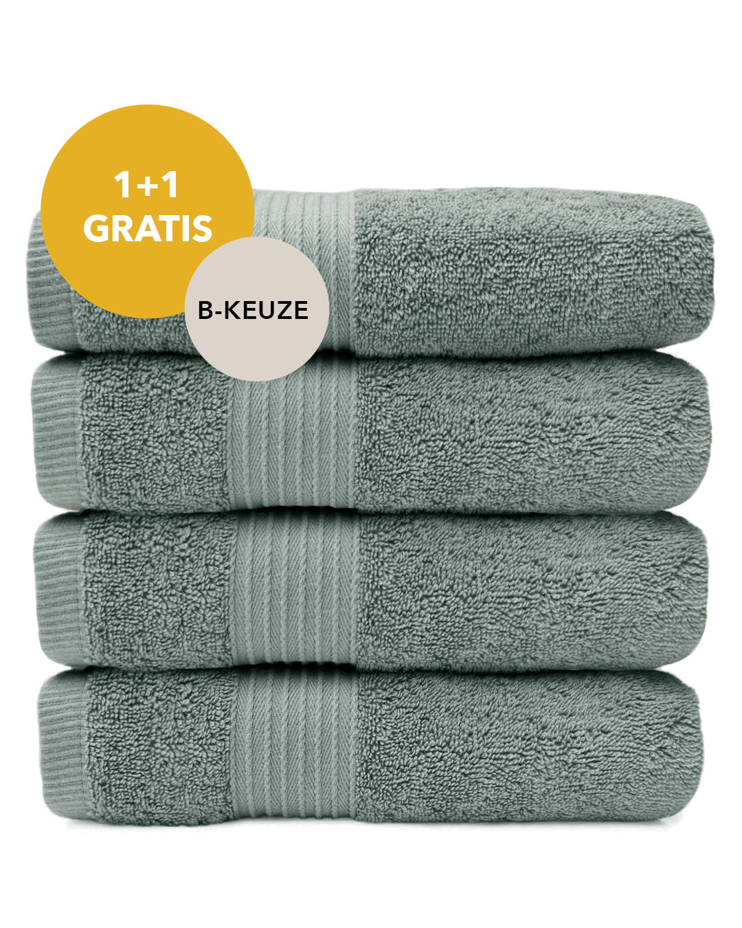 HOOMstyle Ensemble de Serviettes Elegance - 100% Coton Doux 650gr