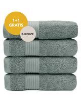 HOOMstyle Ensemble de Serviettes Elegance - 100% Coton Doux 650gr